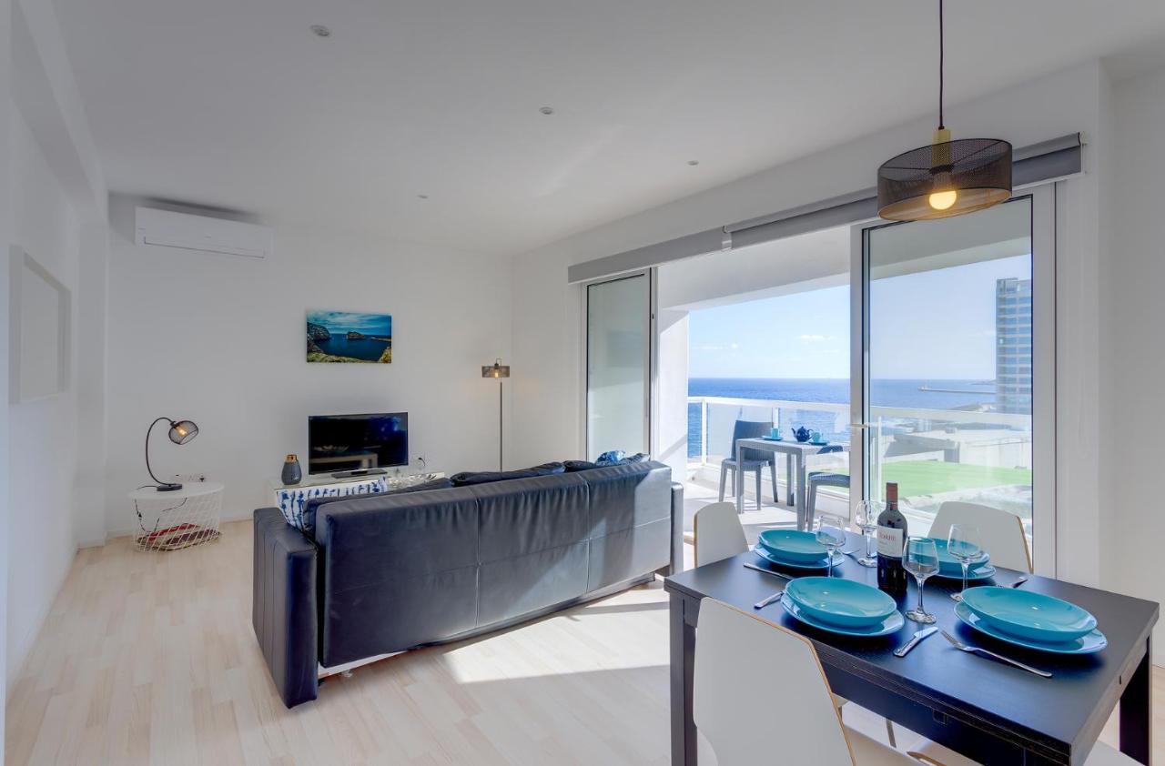 Apartment With Stunning Seaviews Сліма Екстер'єр фото